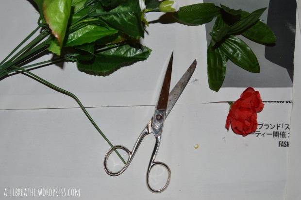 cut the flowers